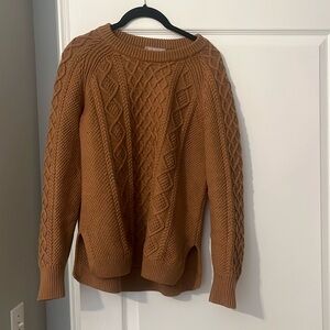 J. Crew Cotton Cable Knit Sweater